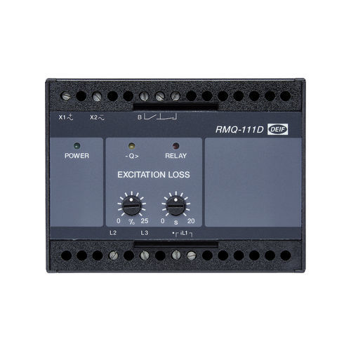 Relé de proteção de sobretensão - RMQ 121D - DEIF - de subtensão / de sobreexcitação / de subexcitação
