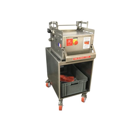 Máquina de tirar pele de peixe manual - V368 - Varlet Machines - para linguado / para peixes chatos / para filés grandes