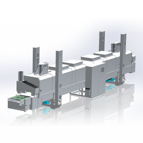 Forno tipo túnel - 600, 1000 series - Wolfking - de indução / a vapor / para a indústria alimentícia