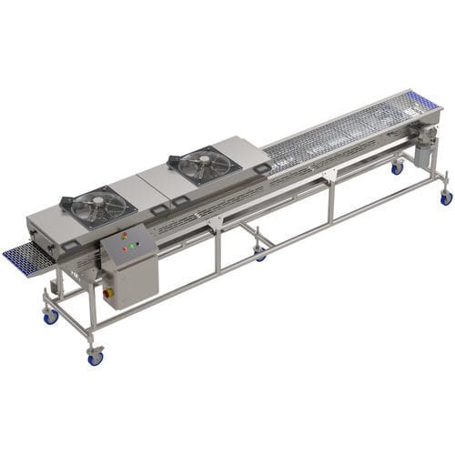 Transportador de esteira - FMT - Food Processing Technology - de transporte / de resfriamento / de altura regulável
