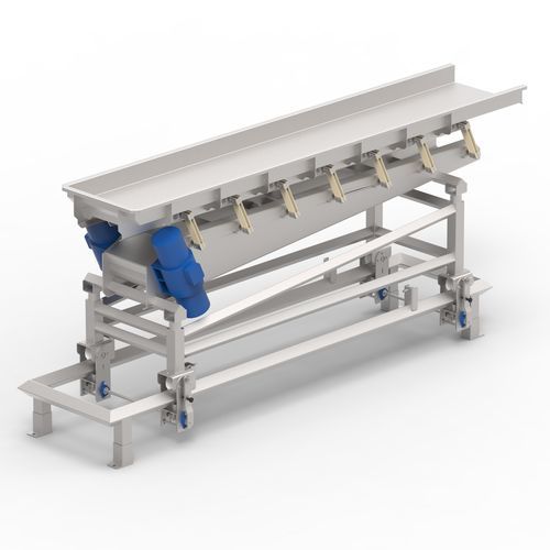 Transportador vibratório - EIMA Engineering GmbH - horizontal / elétrico / para a indústria alimentícia