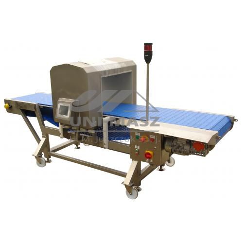 Detector de metais tipo túnel - Uni-Masz H.M. Juszczuk Sp.j. - com transportador contínuo / móvel / para a indústria alimentícia