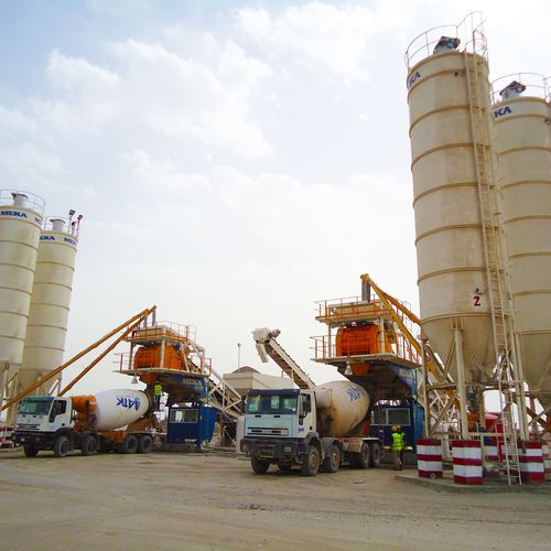 Central de concreto estacionária - M100 - MEKA Crushing Screening and Concrete Batching Technologies - contínua