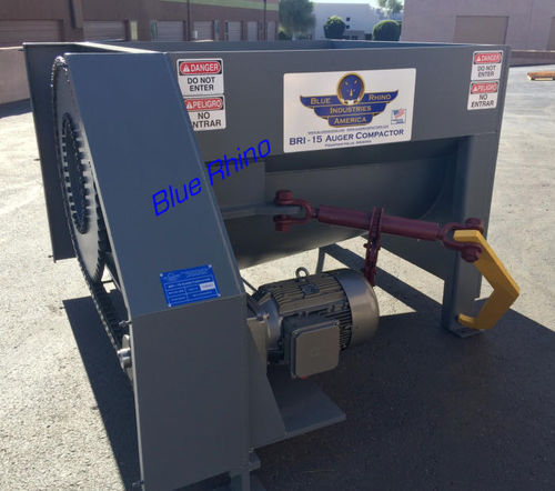 Compactador de resíduos estacionário - 15 HP - Blue Rhino Industries of America - de rosca