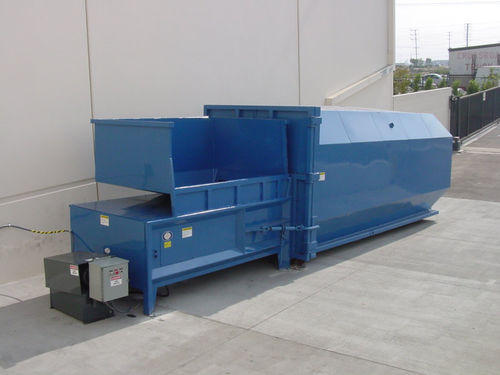 Compactador de resíduos de papelão - Blue Rhino Industries of America - de madeira / para coleta seletiva / estacionário
