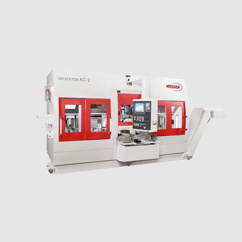 Torno CNC - UNIVERTOR AC series - J.G. WEISSER SÖHNE - de 2 eixos / 12 ferramentas / de alta precisão