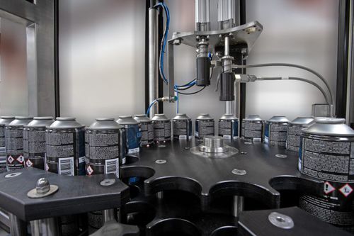 Envasadora automática - R and R Aerosol Systems - de potes / para latas / de líquidos