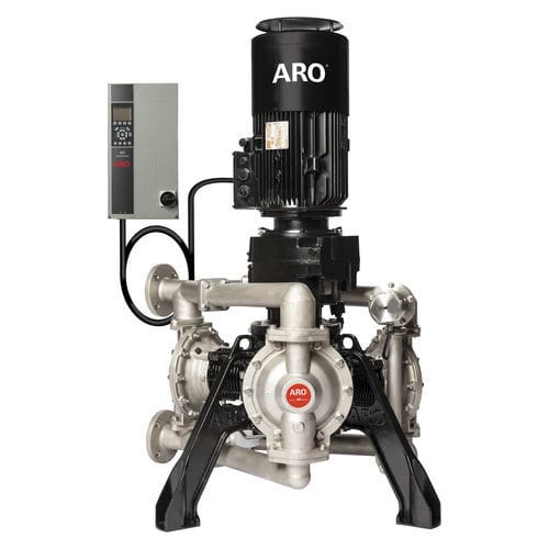 Bomba de diafragma - EP20X - ARO, Ingersoll Rand - para água suja / para produtos químicos / com motor elétrico