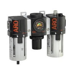 Filtro regulador e lubrificador de ar - 2000   - ARO, Ingersoll Rand - de ar comprimido / em policarbonato / em latão