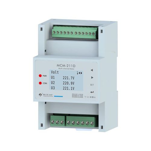 Medidor de energia elétrica monofásico - MCM211D - Chongqing Blue Jay Technology Co. Ltd - para trilho DIN / RS-485 / ModBUS RTU