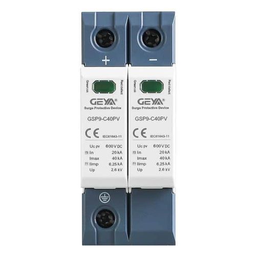 Caixa de limitador de sobretensão CC - GSP9-C40PV - Zhejiang Geya Electrical Co., Ltd - classe I / classe II / do tipo 1 + 2