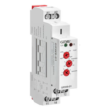 Relé de monitoramento de temperatura - GRW8 - Zhejiang Geya Electrical Co., Ltd - 1 NA/NF / CA/CC / para trilho DIN