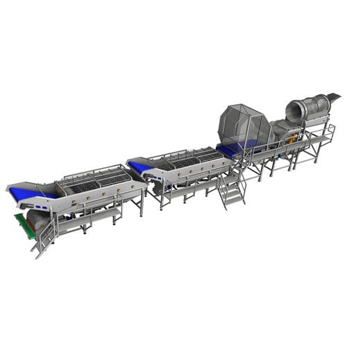 Linha de processamento de legumes para espinafres - POLLAK SALA