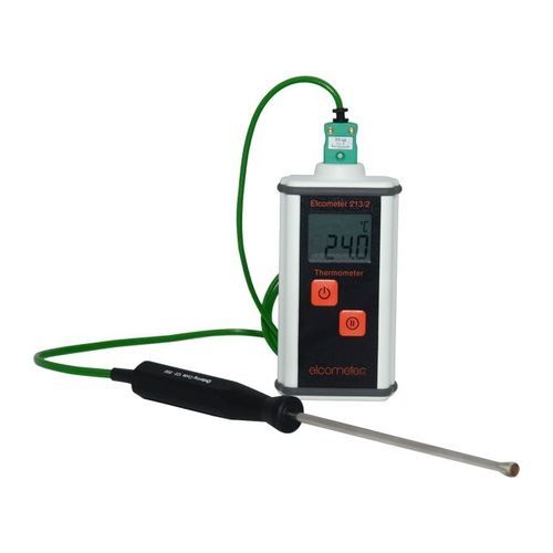 Termômetro com sensor - 213/2 - Elcometer - com display LCD / ºC / °F