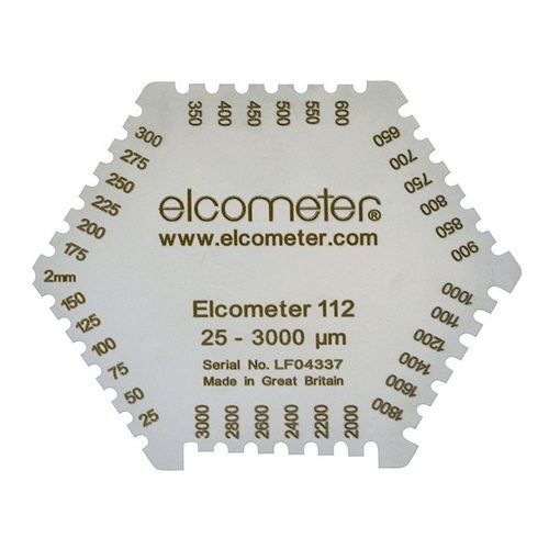 Medidor de espessura de filme úmido tipo pente - B112AL12473-3 - Elcometer - de camada úmida / portátil