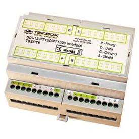 Módulo E/S analógico - TBSPT8 - TEKBOX - de 8 canais / para sensor de temperatura / configurável