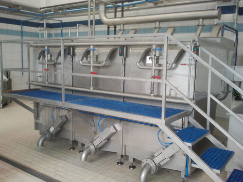 Cozedor industrial de ebulição - Gaictech - para pescado / em aço inoxidável