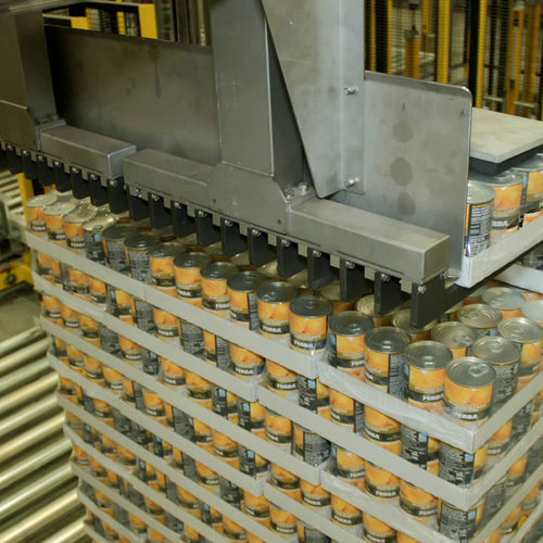 Paletizador para latas de conserva - Sinterpack - robótico / para movimentação / para a indústria alimentícia
