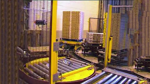 Paletizador com múltiplas linhas - Sinterpack - robótico / para eletrodoméstico / para aquecimento por indução