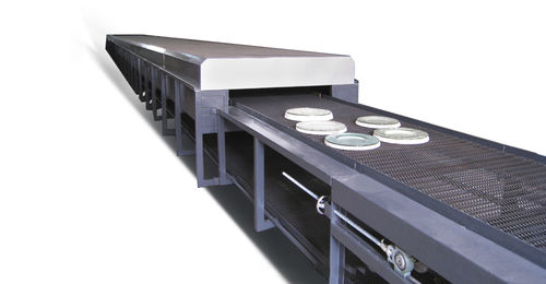 Estufa com esteira transportadora - SKF series - SANKEN glass machine - contínua / para trabalhar vidro