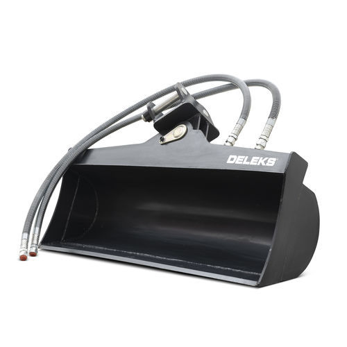 Caçamba de limpeza de fosso - M180B1000TILT - DELEKS - para escavadeira hidráulica / com ajuste de inclinação