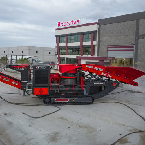 Britador cônico - BPC200 - Boratas Machinery - móvel / a diesel / compacto