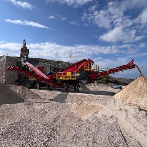 Planta de britagem e de peneiramento de impacto - BLT130-E4 - Boratas Machinery - móvel / para produção de areia / para o setor terciário