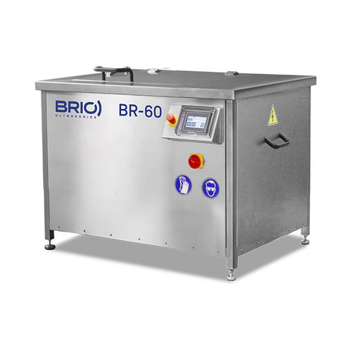 Máquina de limpeza ultrassônica - BR-60 - BRIO Ultrasonics - manual / industrial / em aço inoxidável