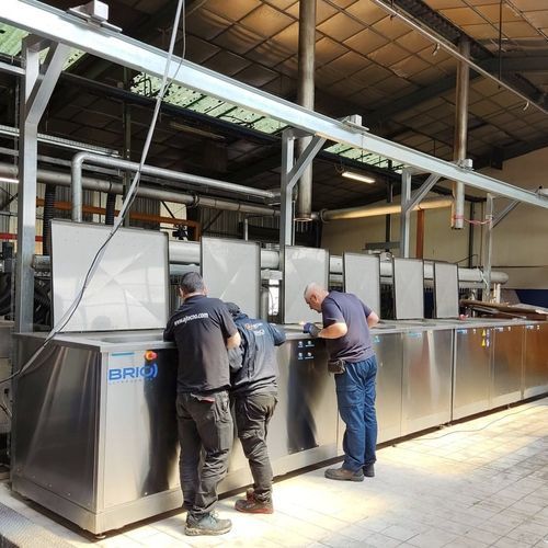 Máquina de limpeza ultrassônica - BR- 450 MS - BRIO Ultrasonics - por imersão / de peças / para o setor automotivo