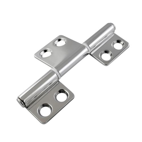 Dobradiça plana - 815013 - Marinetech Edelstahlhandel - em aço inoxidável / de parafusar / em 3 partes
