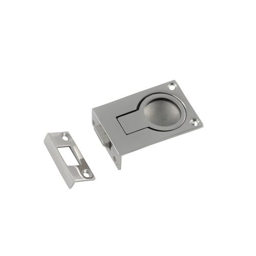 Puxador extraível - 815003 - Marinetech Edelstahlhandel - em aço inoxidável / quadrado