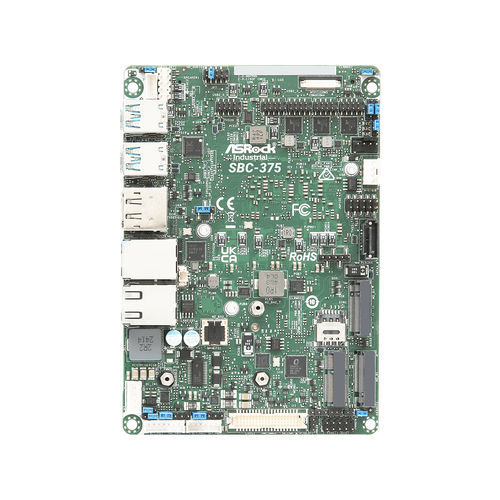 Computador de placa única 3,5" - SBC-375  - ASRock Industrial - Intel® Core™ Ultra / SATA3 / M.2 chave M