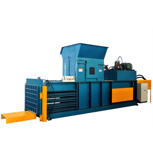 Prensa enfardadeira para papelão - SPW100BL - Zhejiang SUPU Technology Co.,Ltd - para resíduos / para têxteis / horizontal