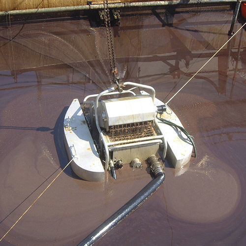 Skimmer de óleo - Alligator - DESMI Pumping Technology A/S - de esteira