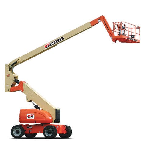 Plataforma elevatória articulada à prova de explosão - AE30JEX - Bailey lifts - com rodas / com bateria / para atmosfera explosiva