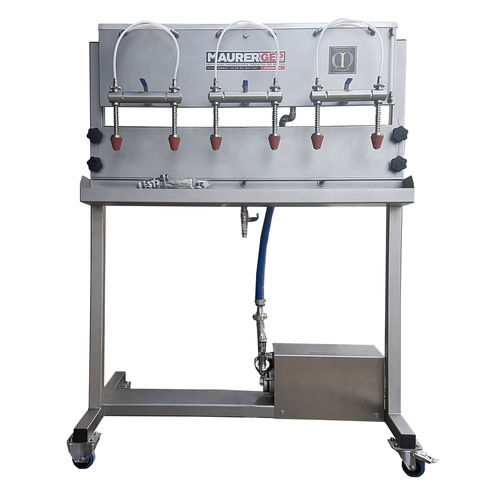 Envasadora de garrafas - Maurer Gep Kft. - para produtos alimentares / com 6 cabeças