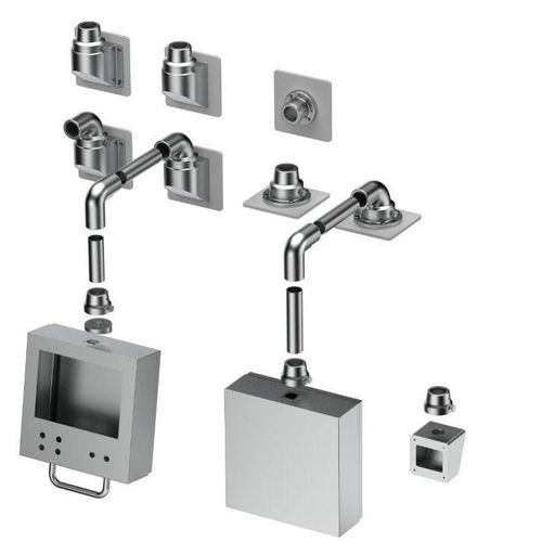 Sistema de braço articulado em aço inoxidável - TK048 - TEKNOKOL Support Arm and Enclosure systems - para aparelho de comando / em alumínio / para aparelho