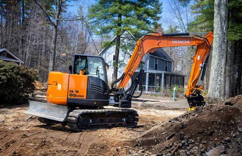 Escavadeira de médio porte - ZX85USB-5N - Deere-Hitachi Construction Machinery - de esteiras / a diesel / compacta