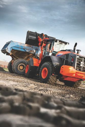 Carregadeira de rodas - ZW220-6 - Deere-Hitachi Construction Machinery - para obras