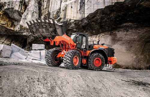 Carregadeira de rodas - ZW550-6 - Deere-Hitachi Construction Machinery - para obras