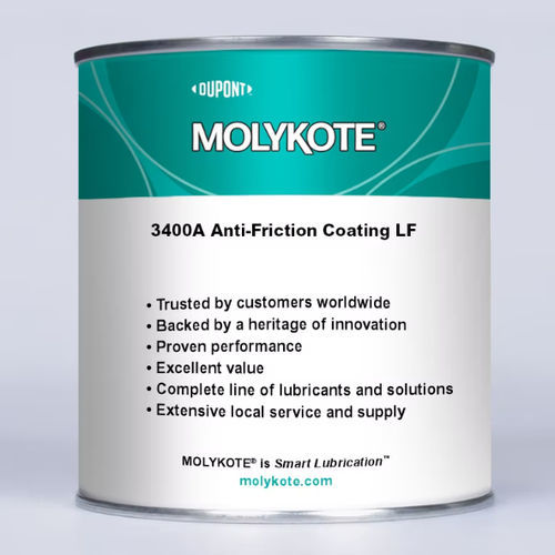 Laca lubrificante de bissulfeto de molibdênio - MOLYKOTE® 3400A - Dow Corning - de grafite / MoS2 / para lubrificação a seco