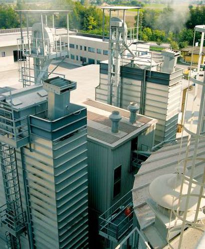 Secador de grãos a ar quente - DRY-MX grain series  - MULMIX - para trigo / em inox