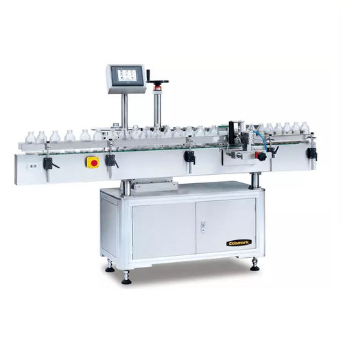 Rotuladora automática - Colamark A107 - NEURALABEL - para garrafas / para aplicação lateral / wrap-around