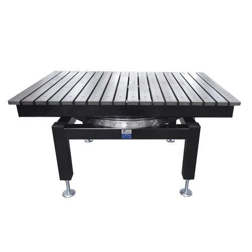 Mesa de solda rotativa - FÖRSTER welding systems GmbH - em aço macio / em ferro fundido