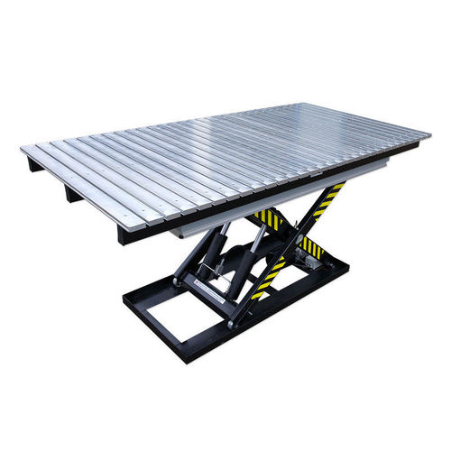Mesa de solda elevatória - FÖRSTER welding systems GmbH - em alumínio / em ferro fundido