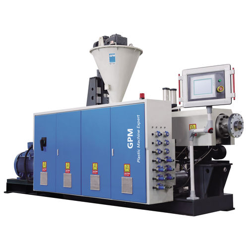 Extrusora de rosca dupla paralela - GW  - GPM Machinery (Shanghai) - de rosca dupla cônica / de perfis / para PVC