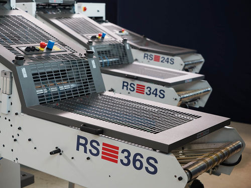 Empilhador para revistas e jornais - RS series - RIMA - automático / manual / contínuo
