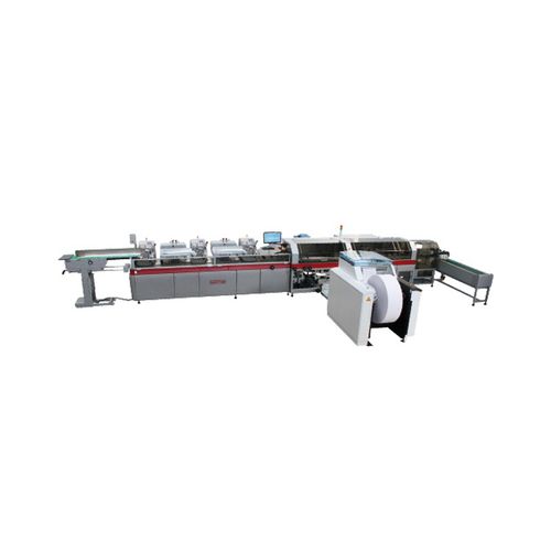 Máquina embaladora automática - WM30 - SITMA - em linha / para livros / com papel