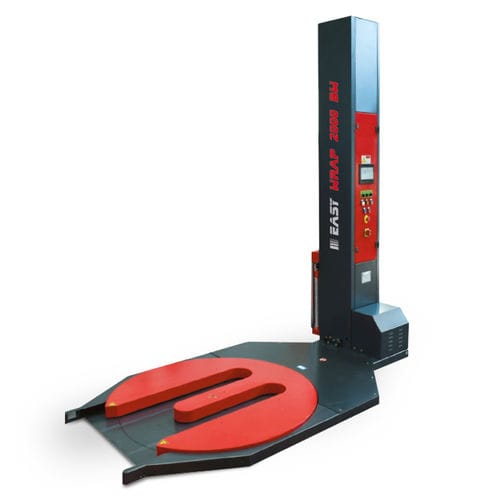 Aplicadora de filme semiautomática - Easy Tab 2000 - DM PACKAGING GROUP - com filme estirável / com plataforma giratória