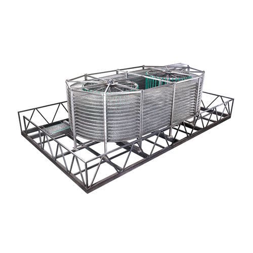 Resfriador com espiral - DOVAINA UAB - para a indústria alimentícia / em inox